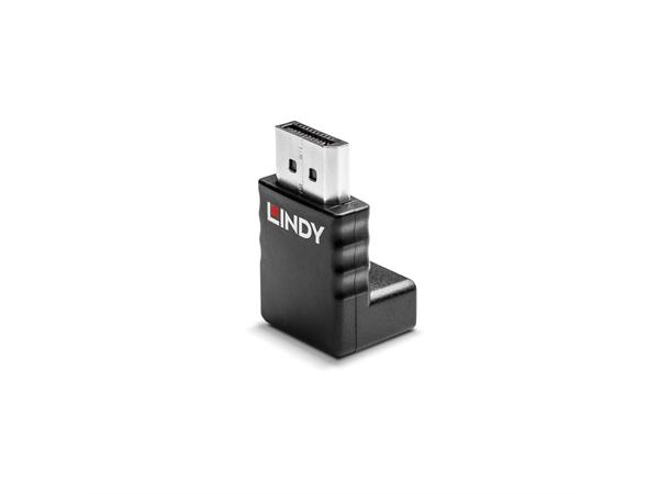 Lindy DisplayPort Adapter Vinklet Vinklet Nedover