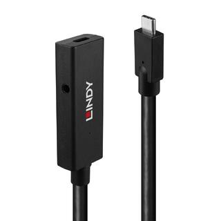 Lindy USB-C, 3.2 Gen 2 Skjøtekabel- 5m USB-C M-F 10Gbps, Data Only