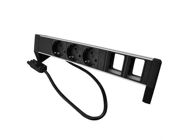 Plenty Prolink Desktop PDU 3x Schuko 2x modul, Wieland GST18® Desktop 