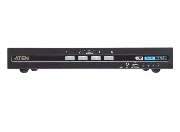 Aten Secure KVM Switch 4pUSB DVI Single Display NIAP PP 3.0 CAC 