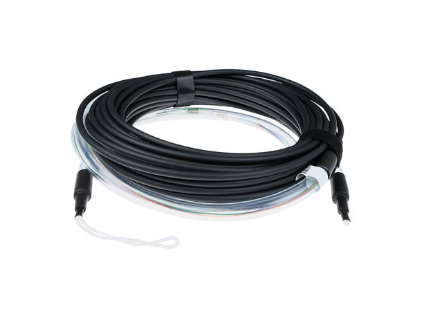 Fiberpatch OM3 50/125 LC-LC - 50 m LSZH Multimode Duplex Inne/ Ute Sort 