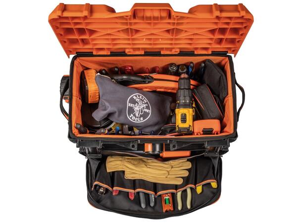 Klein Tools Tradesman Pro™ Rolling Tool 19 Lommer 22"  Verktøykasse på hjul 