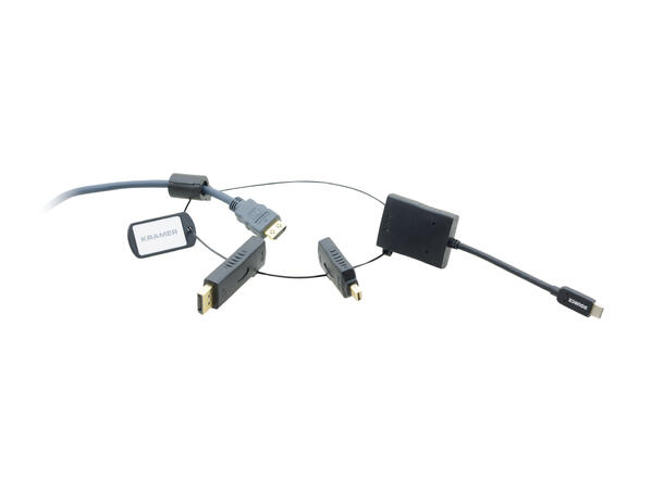 Kramer Adapter Ring USB-C > HDMI DP> HDMI - MiniDP> HDMI 