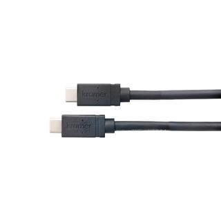Kramer USB-C, 3.2 Gen 2 Passive- 0,9m USB-C M-M 10Gbps, 100W, Video Alt Mode