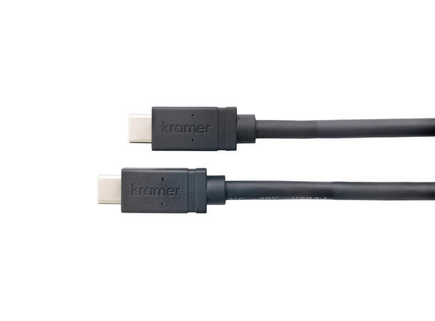 Kramer USB-C, 3.2 Gen 2 Passive- 0,9m USB-C M-M 10Gbps, 100W, Video Alt Mode 