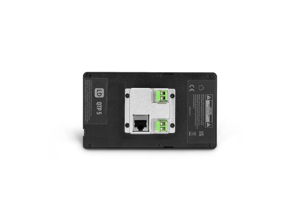 LD Systems - QTP 5 QUESTRA Touchpanel 5" PoE og veggfeste 