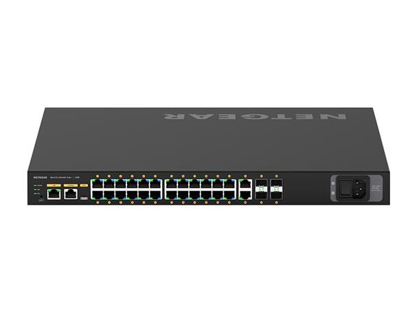 Netgear AV Line M4250-26G4F-PoE+ 24x1G PoE+ 300W 2x1G 4xSFP ManagedSwitch 