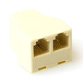 ACT RJ45 Plugg T-adapter 3 x RJ45 Hunn