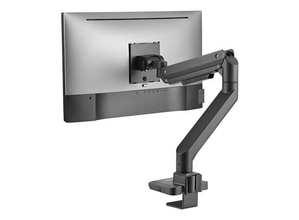 AiC Monitorarm Single 2-20kg Gassfjæret Skjermarm Sort 