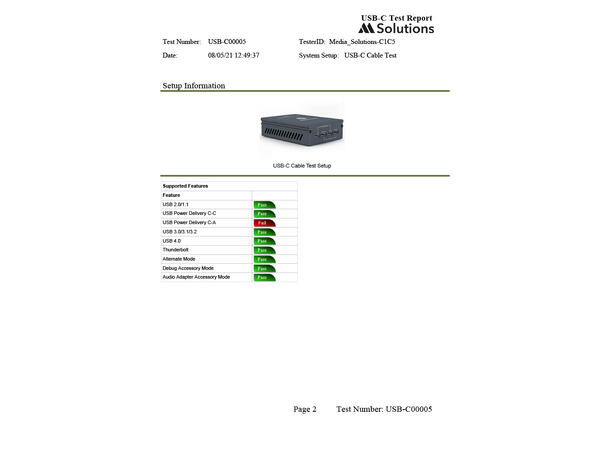 AiC USB-C Kabel 4K - 1 m 40Gbps USB4.0 PD:240W 8K@60Hz 