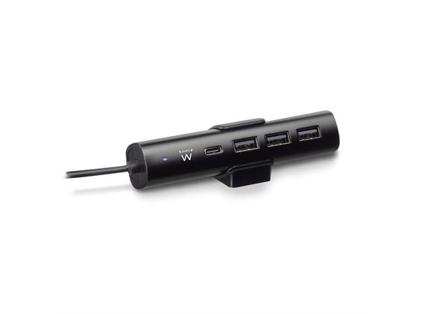 Ewent Universal USB lader 4-Port 1x USB-C 3xUSB A Smart IC¤ 