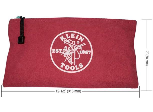 Klein Tool Zippered Bags canvas 4 pakk 