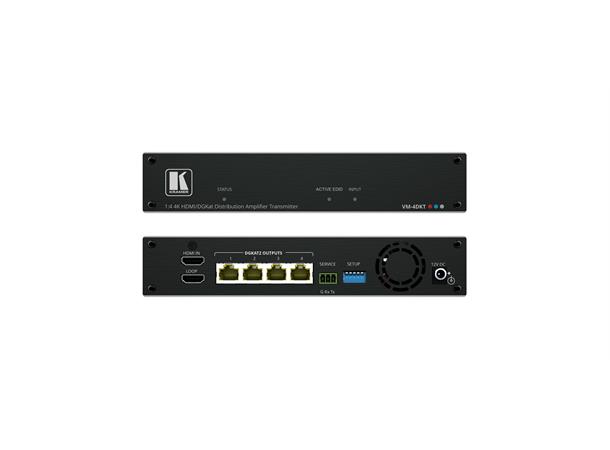 Kramer Splitter 1:4 HDMI over DGKat 2.0 4K60 4:4:4 HDR10 Max 60m 