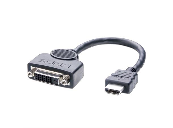 Lindy Adapter DVI-D - HDMI Overgang DVI-D Female - HDMI Male