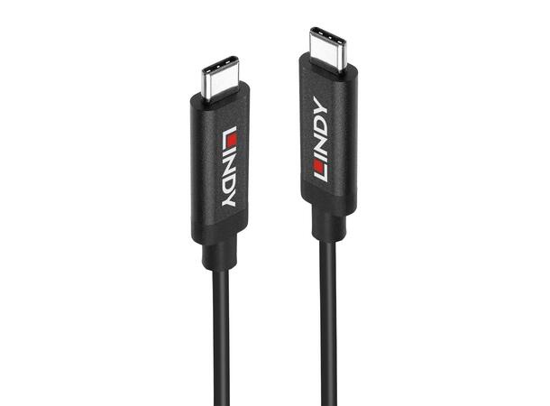 Lindy  USB-C, 3.2 Gen 2 Active- 5m USB-C M-M 10Gbps, 60W, Video Alt Mode 