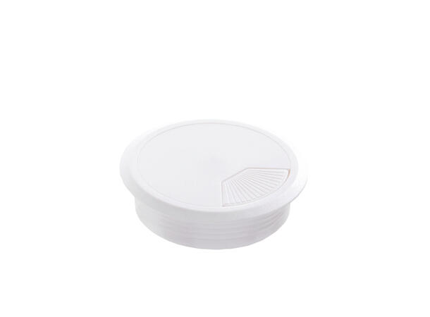 AP Bordgjennomføring, Hvit Hvit Plast ø80mm 