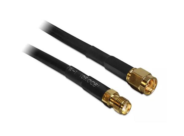 DEL Antennkabel SMA Han-Hun, 10m LMR300 Low loss 