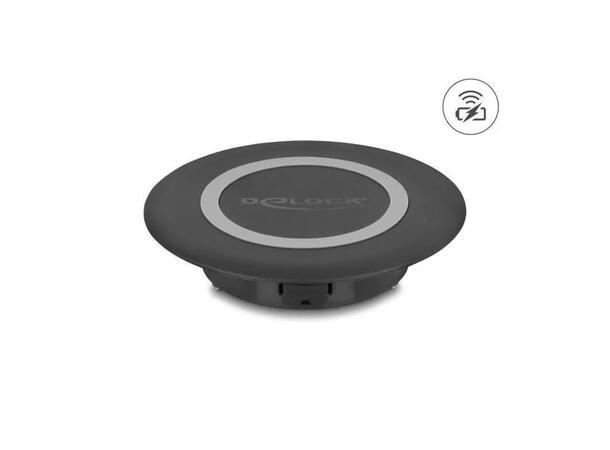 DL QI Lader 60/80mm, Sort DIameter 90mm, 15W 