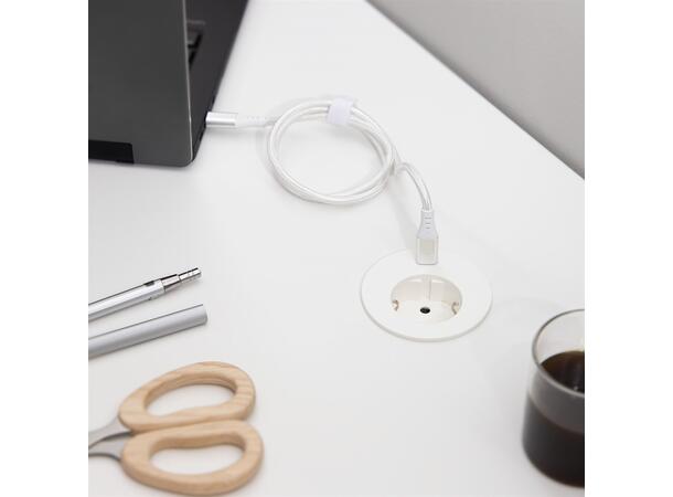 FF Powerdot Compact 62 - 1xStrøm 1xUSB-C Wieland GST18® Hvit 