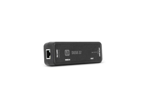 LD 2x2 Dante USB-C Audio Adapter PoE 