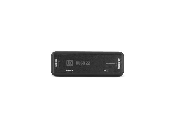 LD 2x2 Dante USB-C Audio Adapter PoE 