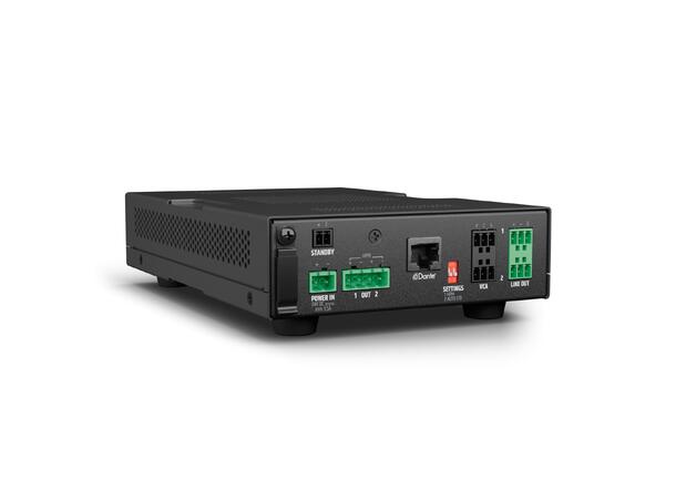 LD Forsterker 2x50W @ 4Ohm 2-kanal Dante 
