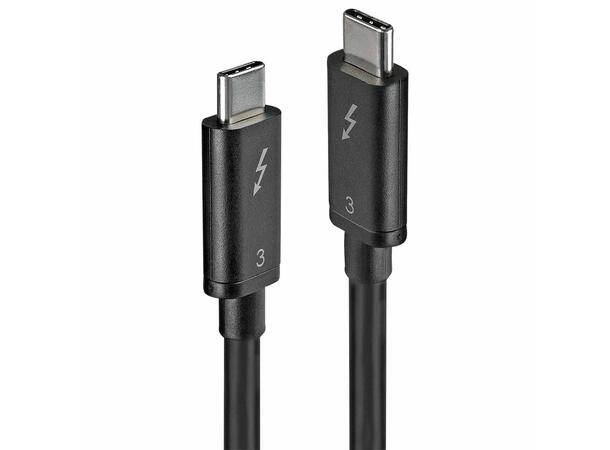 Lindy 2m Thunderbolt 3 Kabel (Passiv) | Høyhastighet 40Gbps