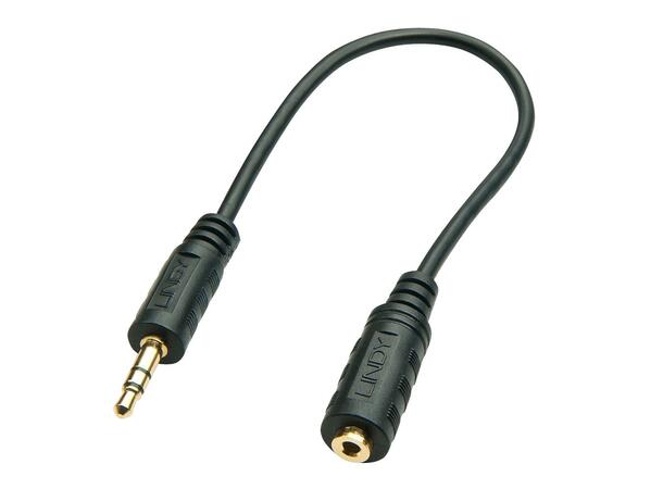 Lindy Adapter 3.5mm > 2.5 mm 3,5mm Stereo Han til 2.5 mm Stereo Hun 