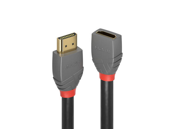 Lindy HDMI High Speed -  0,5 m Skjøt HDMI Han - HDMI Hun 