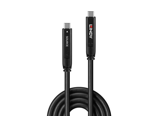 Lindy kabel USB-C, 3.2 Gen 2 DP1.4 - 10m USB-C M-M 10Gbps 4K 60W 