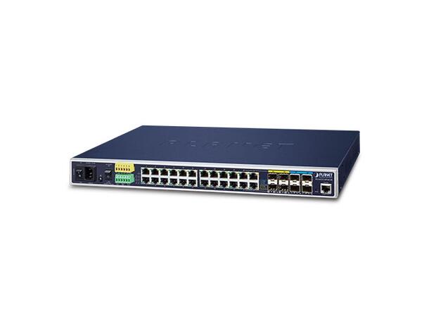 Planet Switch 24-p 4-p TP/SFP 4-p SFP L3 IP30 10Gbps 