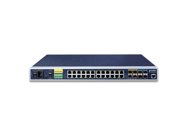 Planet Switch 24-p 4-p TP/SFP 4-p SFP L3 IP30 10Gbps 