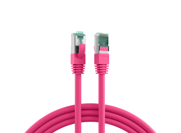 SFTP Patch Cat.6A -  1m Rosa LSZH 500MHz AWG27/7 