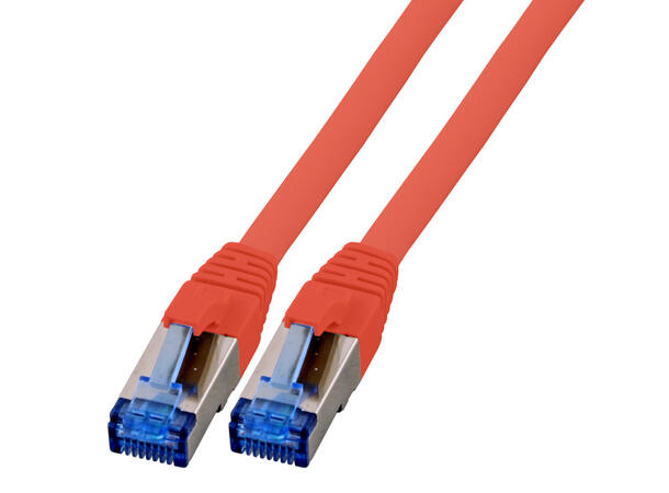 SFTP Patch Cat.6A/ 7 - 10 m Rød LSZH 500MHz 26/7AWG Halogenfri Superflex 