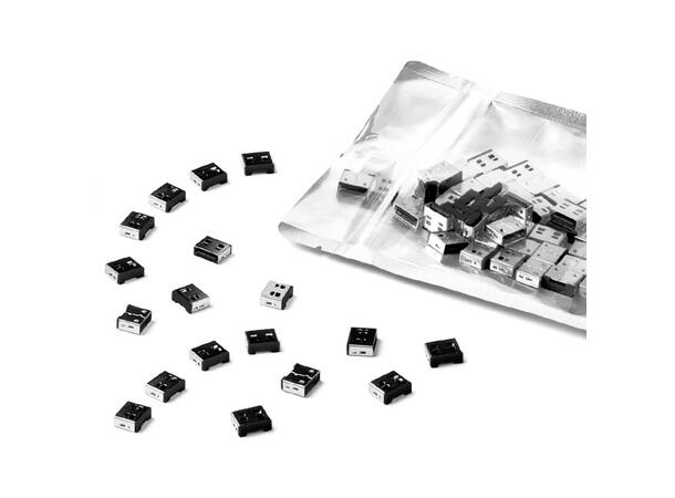 Smartkeeper Essential  USB A Lås - Sort USB A Port Lås - 100stk 