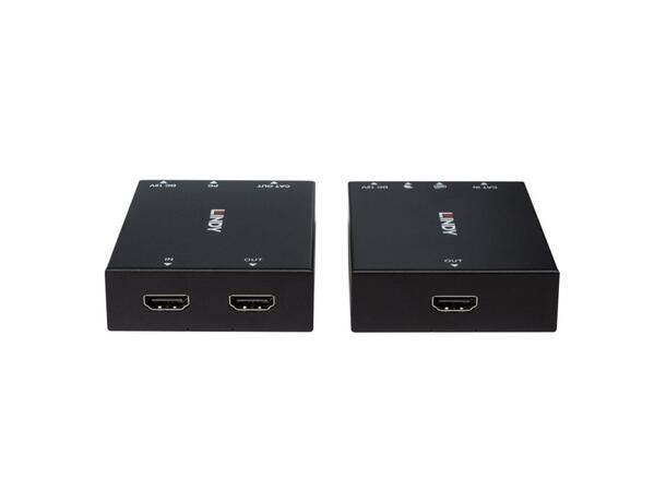 150m CAT6 DisplayPort 4K KVM Extender med USB, IR, RS-232 og HDBaseT