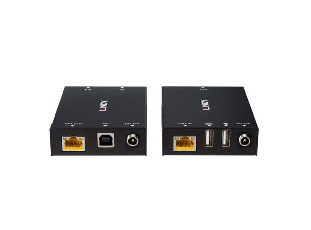 150m CAT6 DisplayPort 4K KVM Extender med USB, IR, RS-232 og HDBaseT