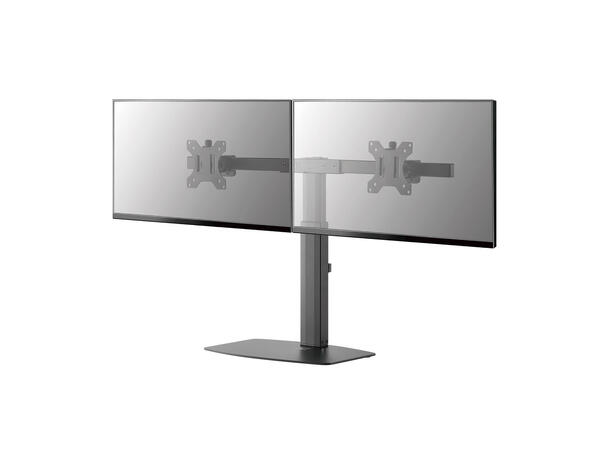 ACT Bordfeste - 2x skjerm 27" Gassfjæring Sort Maks 6kg 