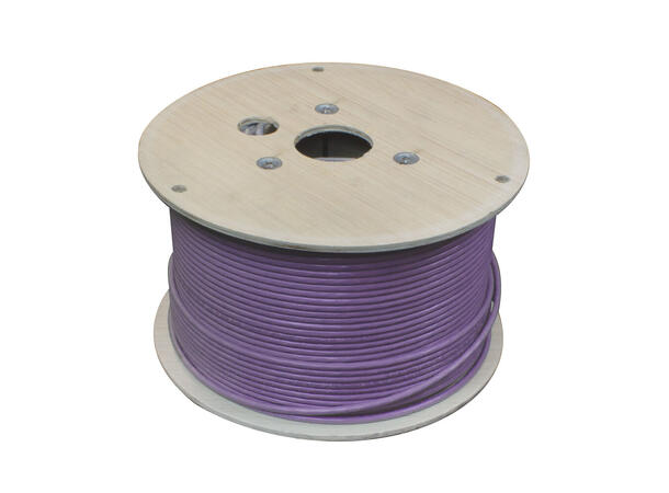 ACT Cat.6 F/UTP LSZH 500 MHz  - 305 m Trommel 24AWG Solid Lilla 