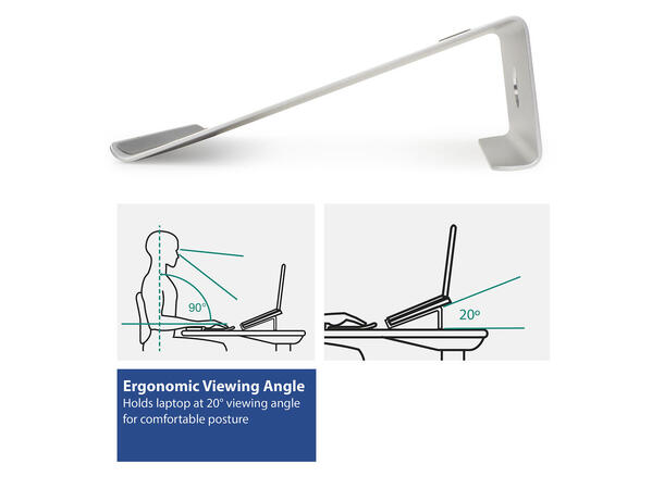 ACT Laptop Stativ Aluminium 20° non-slip 