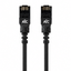 AiC Cat.6A U/UTP Slim-Flex  - 0,6 m Sort