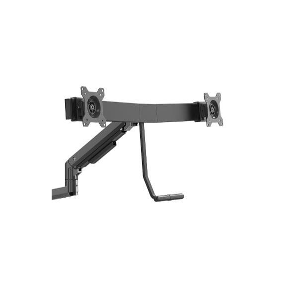 AiC Monitorarm Single med DUALBAR Sort