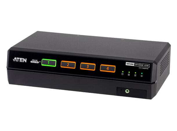 Aten Secure KVM Switch 4p 5K Combo port Dual Display NIAP PSD PP 4.0 