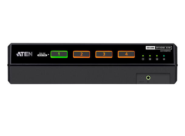 Aten Secure KVM Switch 4p 5K Combo port Dual Display NIAP PSD PP 4.0 