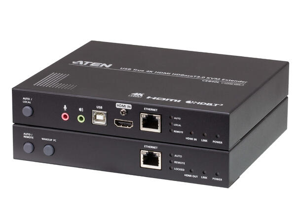 Aten USB HDMI HDBaseT 3.0 KVM Extender Tx/Rx Kit 4K, HDCP 2.2,  HDBT Max 100 m 