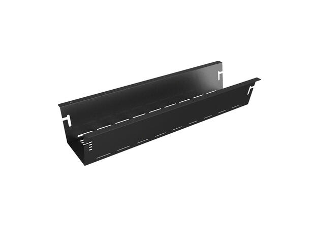 Axessline Outlet Tray - Kabelhylle Strøm L670 x 220mm Sort 