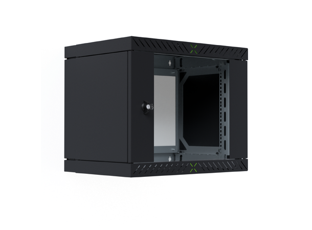 EFB Rack Skap X Vegg 19" 9U Rack 9U Sort Maks 60kg 
