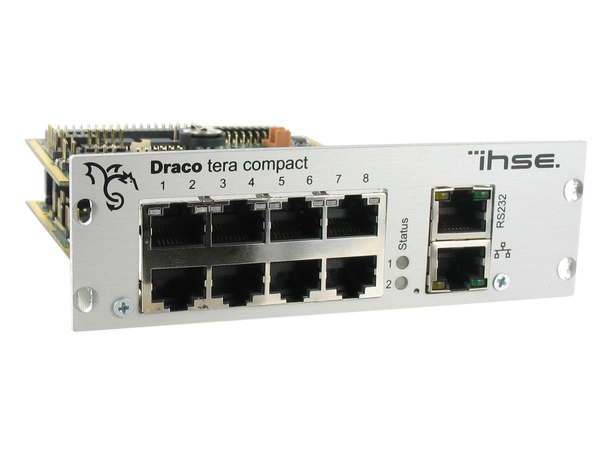 IHSE Draco Tera Compact KVM-Matrix 8-p Cat X 1G, Draco vario, MAR 