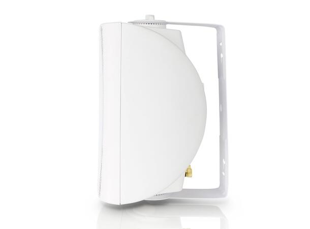 LD Høyttaler Vegg 5,25" Passiv 100V Hvit (1 par) inkl. veggfeste 