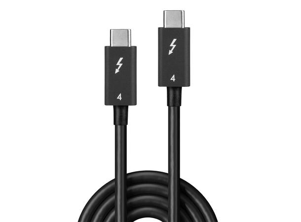 Lindy 2m Thunderbolt 3 Kabel (Passiv) | Høyhastighet 40Gbps